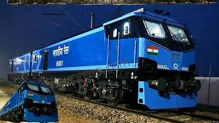 Alstom WAG12 12000 Hp INDIAS Most Powerful ALSTOM Prima Locomotive  CAB View amp Inauguration [upl. by Notsecnirp75]