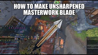 How to make unsharpened masterwork blade  Runescape 3 [upl. by Aciraj]