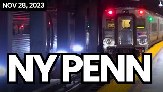 NJ Transit 2 For 1 Special  NY Penn Station Northeast Corridor Line Nov 28 2023 [upl. by Radcliffe]