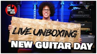 LIVE UNBOXING of my KURT COBAIN Signature Fender Jaguar [upl. by Merta]