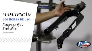 Vídeo Contemplativo sobre Manutenção de 200 horas realizado com uma Suspensão RS1 da Rock Shox [upl. by Starbuck]