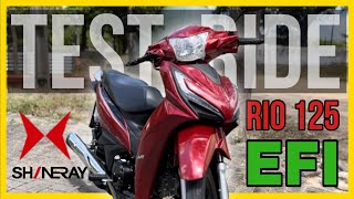 TEST RIDE NOVA SHINERAY RIO 125 EFI 2024 [upl. by Inger]