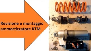 Come montare lammortizzatore KTM  parte 23 [upl. by Gusella974]