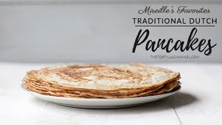 Traditional Dutch pancakes recipe [upl. by Kahle760]