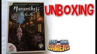 Hanamikoji Game Unboxing [upl. by Cochard]