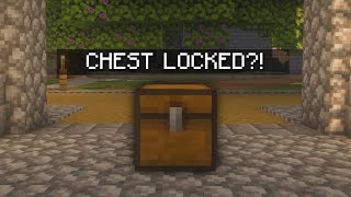 Simple How To Use amp Make LOCKABLE CHESTS In Minecraft  Lightweight Chests [upl. by Africah]