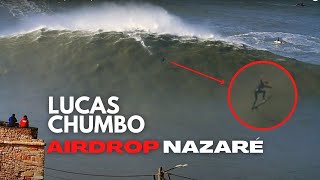 Lucas Chumbos Epic Ride at NAZARE  Incredible BIG WAVE SURFING [upl. by Thorman213]