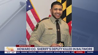 Offduty Howard County sheriffs deputy killed in shooting in Baltimore [upl. by Ridinger]