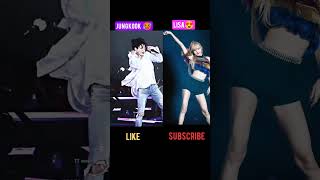 lisa vs jungkook 😎 who is best dancer 🥵😍lisa jungkook blackpink bts [upl. by Ramburt]