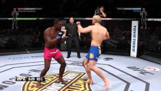 EA Sports UFC CFA TUF 1 Finale Gustafsson vs Davis KO [upl. by Hannavas]