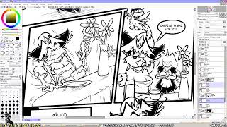 Inking more Fae Tale page 1920 [upl. by Naasah]