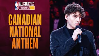 Ryland James Performs The Canadian Anthem  2022 NBA AllStar [upl. by Atyekram60]