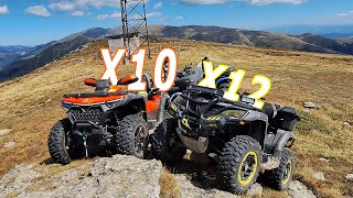 CF MOTO X10 G3 VS 1000 G2  pe munte [upl. by Durrace914]