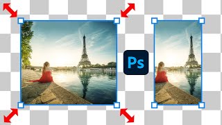 How To Resize an Image WITHOUT Stretching It in Photoshop [upl. by Adnilre374]