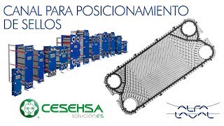 Características placas Alfa Laval  Offset gasket groove [upl. by Boswall]