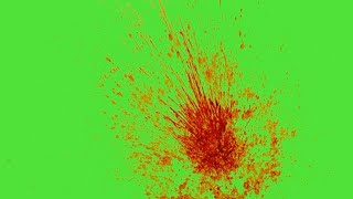 Top 10 Blood Splatter splash Green Screen overlay video Footage HD [upl. by Thaine761]