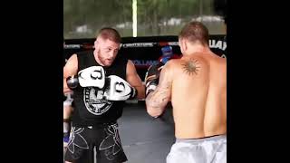 Rafael Fiziev and Brad Riddell sparring  Tiger Muay Thai [upl. by Dublin289]