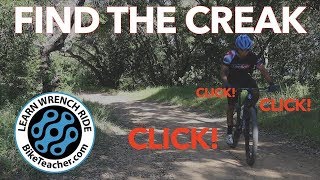 How to diagnose a creaking bottom bracket pedal chainring or crankset [upl. by Aenal]