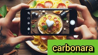 recette pâtes carbonara facile [upl. by Vevine358]