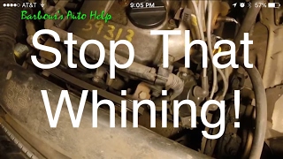 How to diagnose a whining noise in your accessory drive [upl. by Yecies]