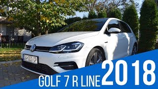 Volkswagen Golf 7 R Line DSG 2018 Facelift interior and exterior [upl. by Descombes66]