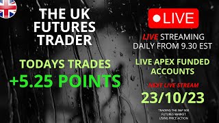 LIVE DAILY ES Futures trading [upl. by Solon]