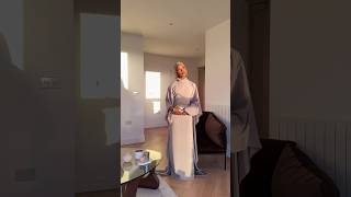 modest wedding guest dress grwm 🫶🏾 modestfashion [upl. by Dajma937]