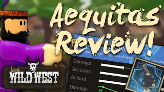 Aequitas ReviewShowcase Staff Revolver  The Wild West ROBLOX [upl. by Mercorr]