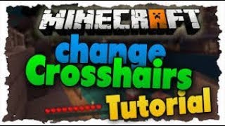 minecraft crosshair değiştirmeminecraft ortadaki imleci değiştirme [upl. by Annirtak246]