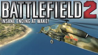 Battlefield 2 in 2024  Insane ending at Wake Island [upl. by Sutsuj]