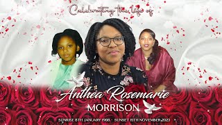 Celebration service for the life of Anthea Rosemarie Morrison [upl. by Eledoya]