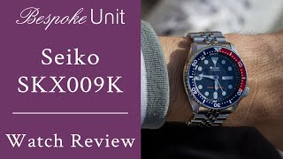 Seiko SKX009K2 Review  Pepsi Seiko Diver On Jubilee Bracelet [upl. by Yleik310]