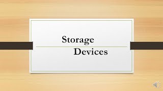 Storage devices for grade 6 students  ICT  English medium [upl. by Khajeh]