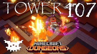 Minecraft Dungeons  Tower 107 Apocalypse No Commentary Gameplay [upl. by Adivad]