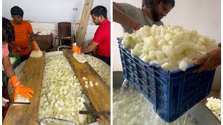 200 Kg Petha Making at Agra Petha Store Kanpur 😍🔥 [upl. by Notsua]