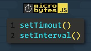 JavaScript setTimeout amp setInterval In 90 Seconds JavaScriptJanuary [upl. by Kenwee891]