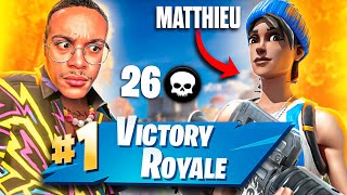 On a LAVÉ la game  Fortnite No Build ft Matthieu [upl. by Biddick]