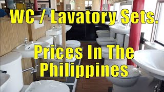 WC  Lavatory Sets Prices In The Philippines [upl. by Hammer]