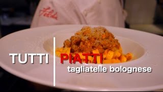 Tutti Piatti at Felidia Tagliatelle alla Bolognese [upl. by Anialem]