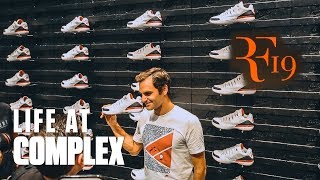 STOPPED BY THE NIKE ROGER FEDERER x KITH OPENING  LIFEATCOMPLEX [upl. by Diet687]