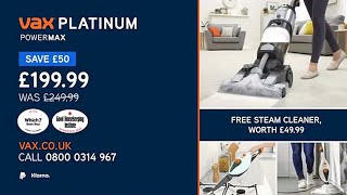 2024 Vax Platinum PowerMax Vacuum Cleaner [upl. by Taryn380]