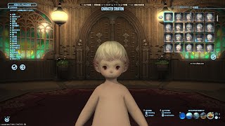 【FF14】4Kララフェル男性ヘアカタログv700Lalafell Male Hair Catalog v700【ヘアカタログ】 [upl. by Yrallam]