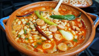 FRIJOLES CHARROS muy sabrosos y fácil de hacer Perfectos para fiestas [upl. by Eilrebma776]