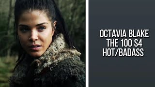 Octavia BlakeSkairipa HotBadass Scene Pack The 100 Season 4 [upl. by Hanad]