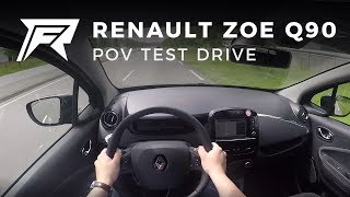 2017 Renault Zoe Q90  POV Test Drive [upl. by Jairia]