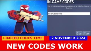 NEW CODES NOVEMBER 2 2024 🔥NEW FORTBLOX ROBLOX  LIMITED CODES TIME [upl. by Lebana]