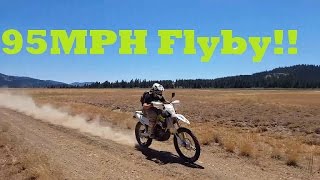 95MPH Flyby on Dirt  Husky FE501S [upl. by Kahl369]