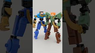 Micro LEGO Steve Mech Satisfying Speed Build lego legomecha legomech [upl. by Zippora120]