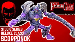 Studio Series Deluxe SCORPONOK RotB EmGos Transformers Reviews N Stuff [upl. by Ardeha]