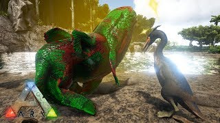 45【ARKIsl S3】金の卵！ヘスペロルニスをテイム【PC版公式PVE：ARK Survival Evolved】 [upl. by Ennairb]